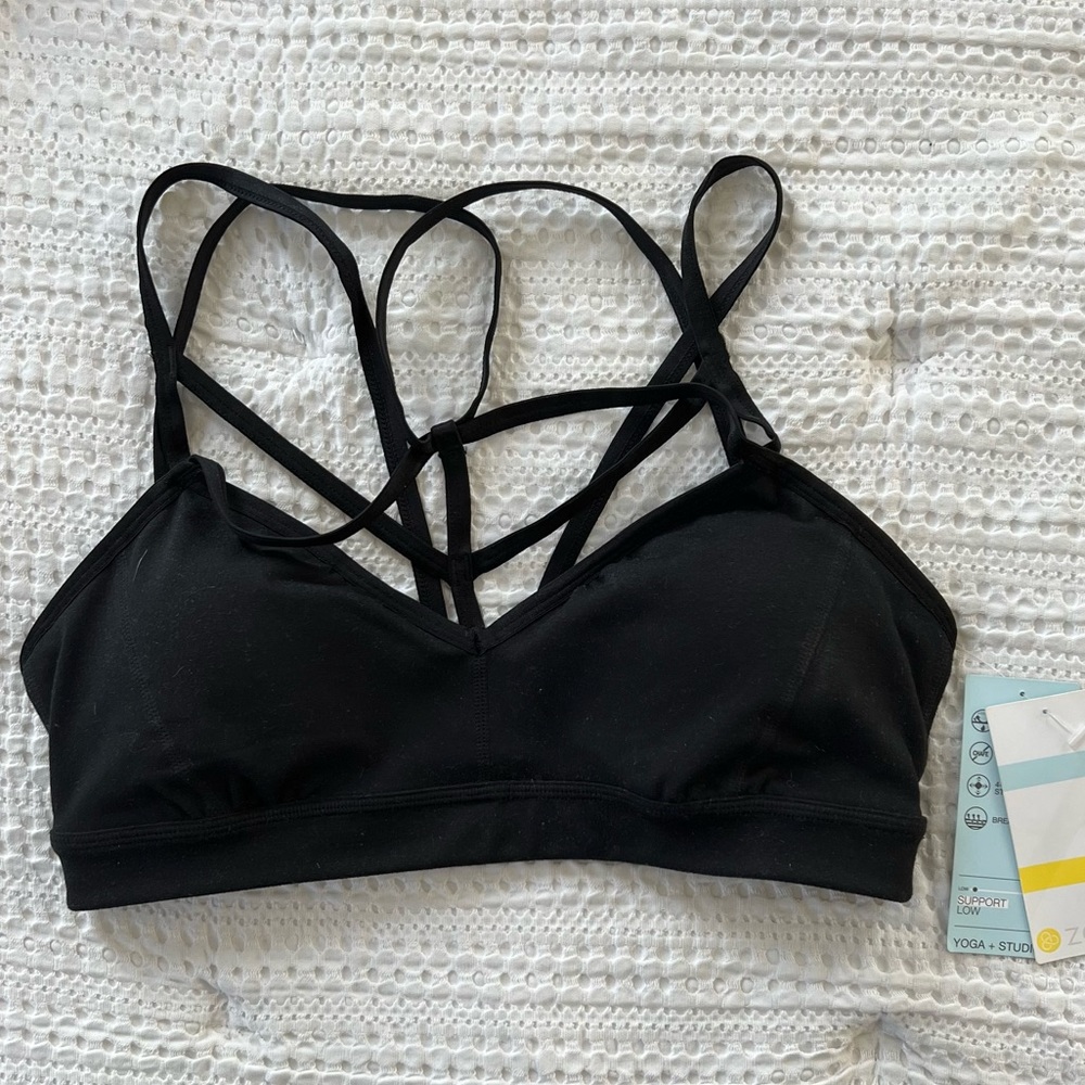 NWT Zella Bra Top YOGA Strappy MEDIUM